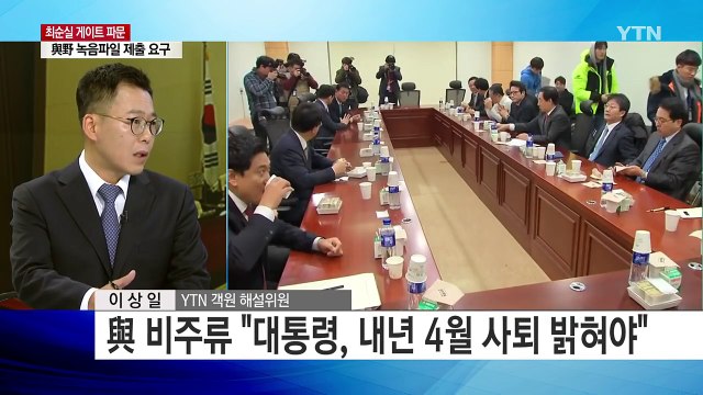 새누리당, '4월 퇴진-6월 대선론' 급부상 / YTN (Yes! Top News)