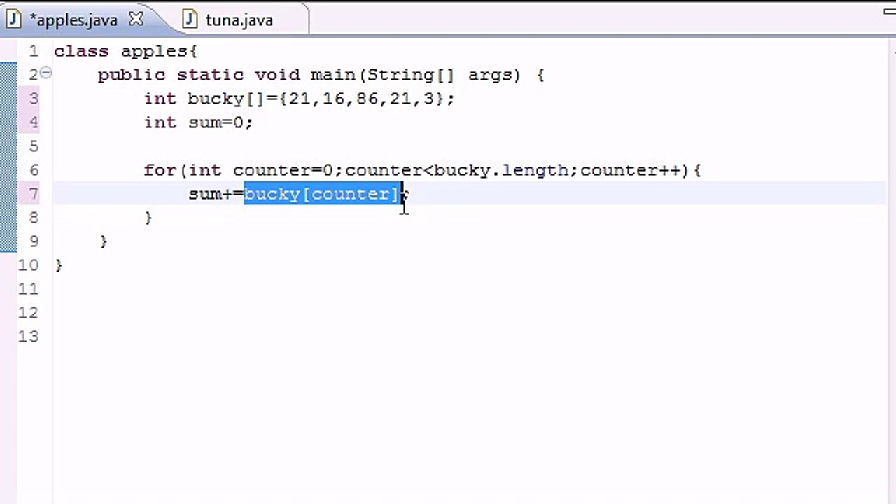 29 - Summing Elements of Arrays  Learn Best Basic Java