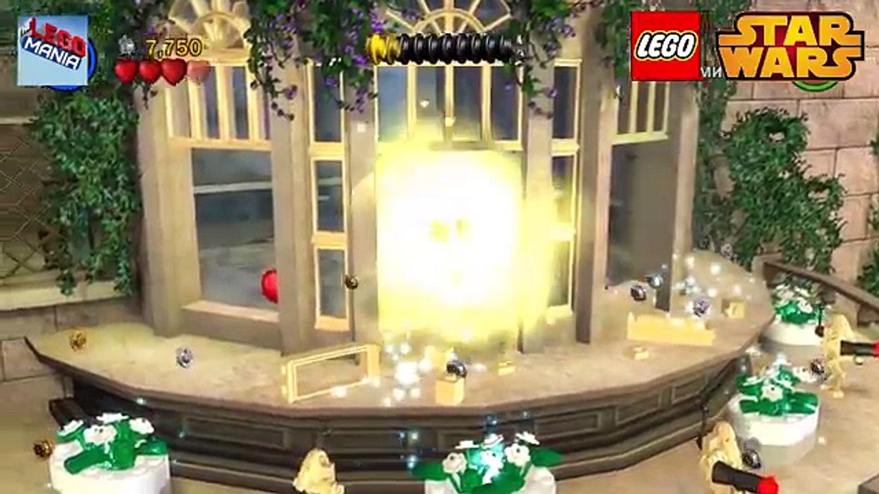 Cartoon LEGO Star Wars on the Russian series 3 Escape from Naboo. Cartoons for kids. Lego Star Wars