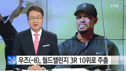 우즈(-8), 월드챌린지 3R 선두와 11타 차 10위 / YTN (Yes! Top News)
