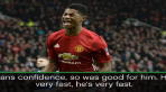 Rashford playing 'so well' - Mourinho