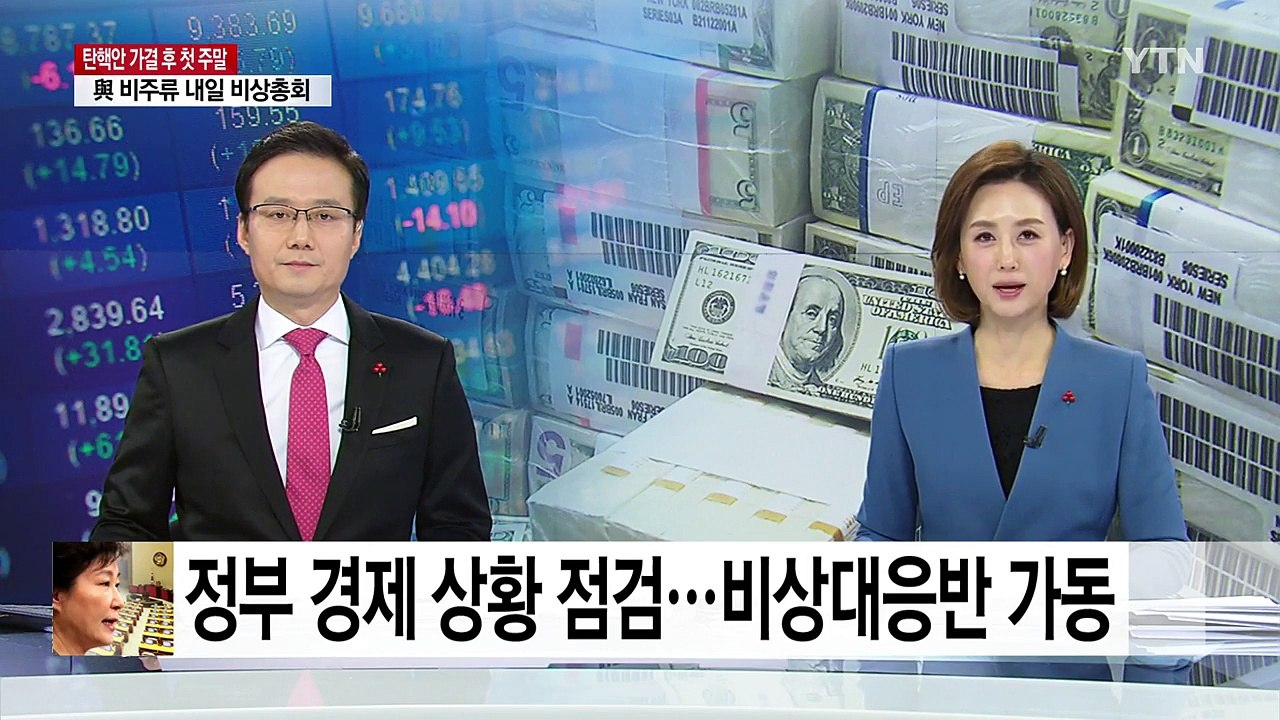 정부 경제 상황 점검...비상대응반 가동 / YTN (Yes! Top News)