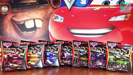 BRAND NEW Disney Pixar Cars new Neon Racers Series 7 Various Race Cars 1:55 Scale Mattel