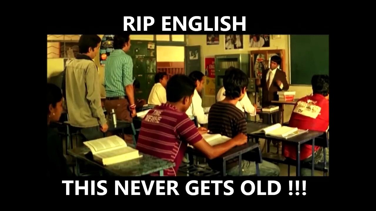Rip english this never gets old