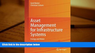 PDF [FREE] DOWNLOAD  Asset Management for Infrastructure Systems: Energy and Water TRIAL EBOOK