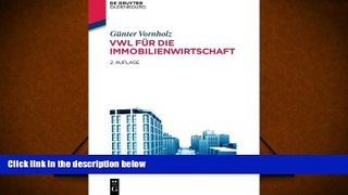 BEST PDF  VWL fÃ¼r die Immobilienwirtschaft (Studientexte Real Estate Management) (German Edition)