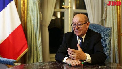 Le Drian : "J'ai gardé un drapeau de Daech"