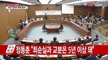 최순실 국정조사 4차 청문회 ⑮ / YTN (Yes! Top News)