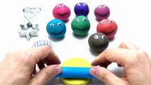 Learn Colours Play & Learn Colors with Play Dough Smiley Face Animals Mold Creative for Kids