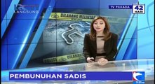 Pembunuhan Sadis di Makassar Terekam CCTV