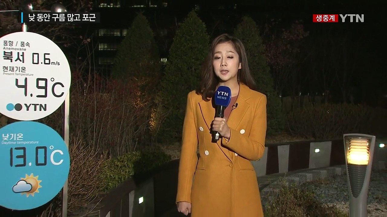 [날씨] 출근길 안개 조심...오늘 구름 많고 포근 / YTN (Yes! Top News)