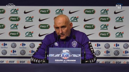 Paris 7-0 Bastia : Conf. d'après-match de F. Ciccolini