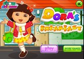 Baby Dora Games- Dora breakfast dressup go to shool- Doras Breakfast- Baby videos for Kids
