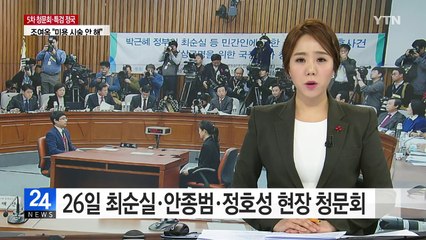 국조특위, 26일 최순실·안종범·정호성 '구치소 청문회' / YTN (Yes! Top News)