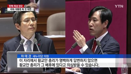 황교안, 하태경 '최순실 부역' 발언에 격분 / YTN (Yes! Top News)