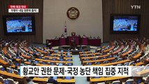 이틀째 대정부질문...황교안 대행 질의 집중 / YTN (Yes! Top News)