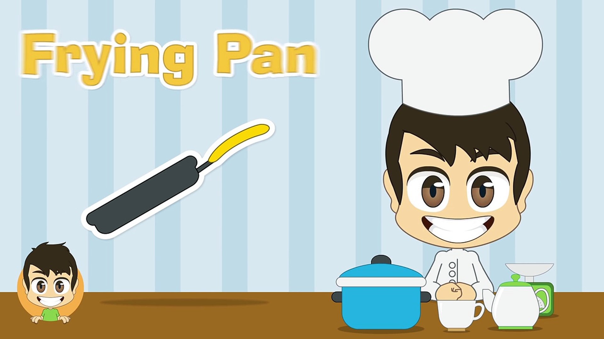 ⁣Learn ِKitchen Tools in English for Kids - تعليم أدوات المطبخ باللغة الإنجليزية للاطفال