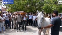 Prekëse, kali qan në funeralin e pronarit të tij