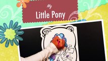 Learn Colors with My Little Pony Coloring Book using Crayola Crayons.
