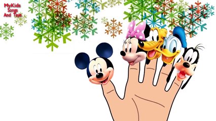 Mickey Mouse Donald Duck Goofy Finger Family Song Part 2 Nursery Rhyme