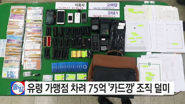 유령 가맹점 차려 75억 '카드깡' 조직 덜미 / YTN (Yes! Top News)