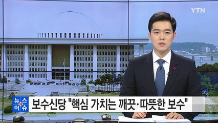 보수신당 "당 핵심 가치는 깨끗한 보수, 따뜻한 보수" / YTN (Yes! Top News)