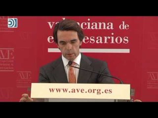 Aznar: "Impuestos altos, déficit y deuda son lo contrario del círculo virtuoso"