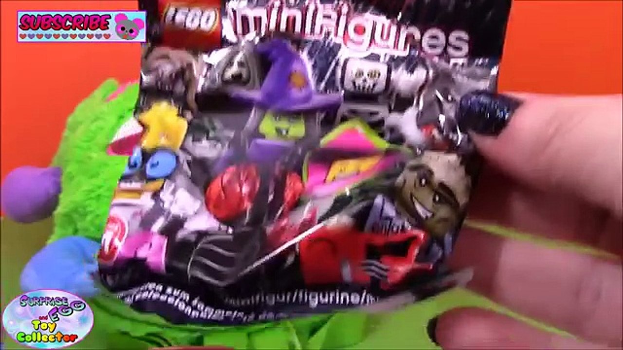 Halloween Monster Surprise Backpack Play Doh Surprise Eggs MLP Moshi Monsters - SETC