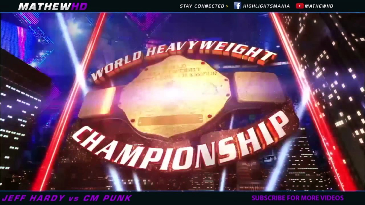 Top WWE Storylines - CM Punk vs Jeff Hardy 4K HD