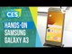 Hands-on: Samsung Galaxy A3 - CES 2017 - TecMundo