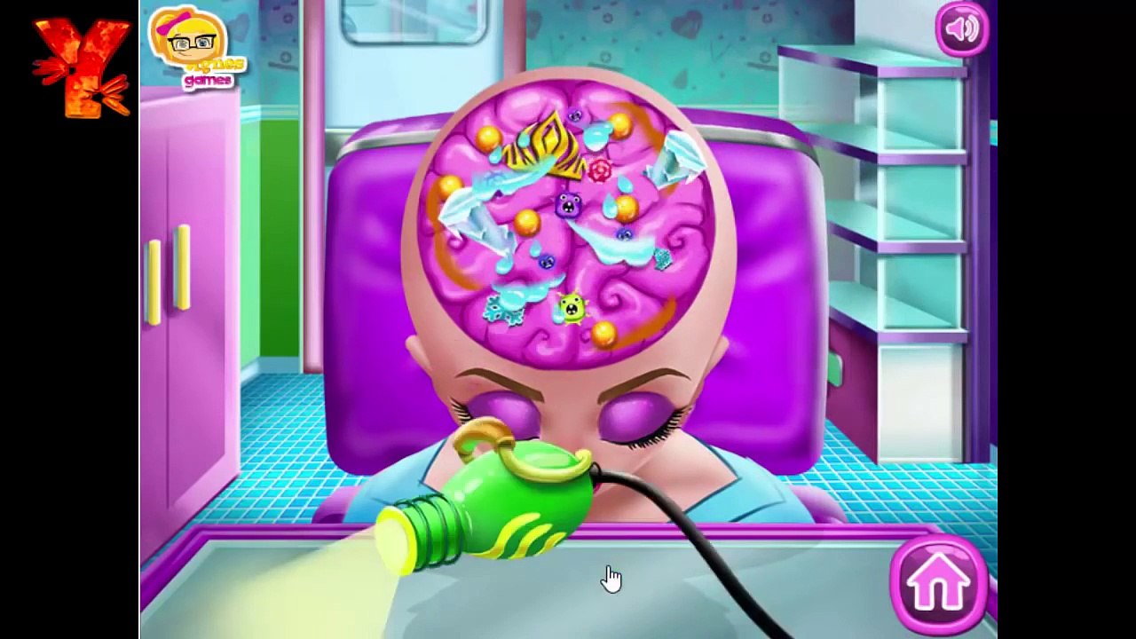 Frozen Brain Surgery Huge Compilation Elsa Anna Rapunzel Barbie - Frozen Surgery games for kids