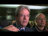 Roma - Emergenza maltempo, Gentiloni alla sede della Protezione Civile (07.01.17)