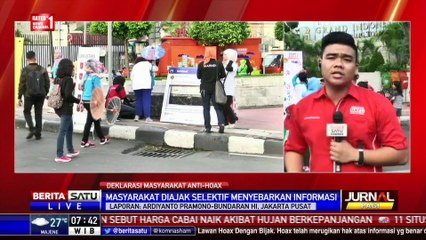 Berbagai Eleman Deklarasi Masyarakat  Anti Hoax