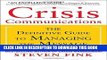 Read Online Crisis Communications: The Definitive Guide to Managing the Message Full Mobi