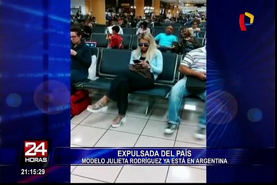 Julieta Rodríguez ya está en Argentina y envía este mensaje tras su salida de Perú