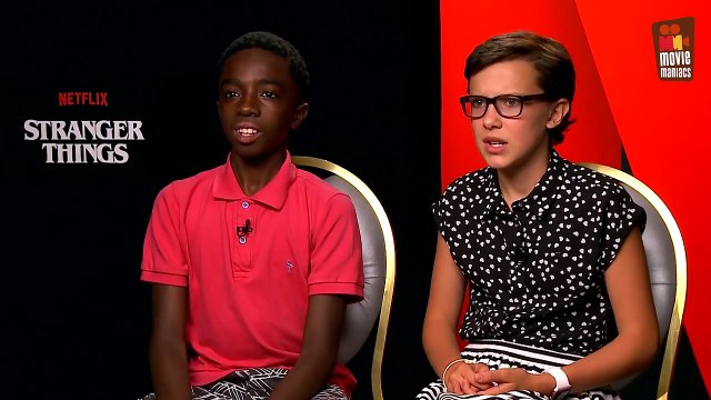 Netflix Stranger Things _ Interview with Millie Bobby Brown & Caleb McLaughlin-icPB163W13M
