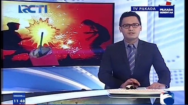 Pria Ini Luka Parah Terkena Ledakan Kembang Api Malam Tahun Baru