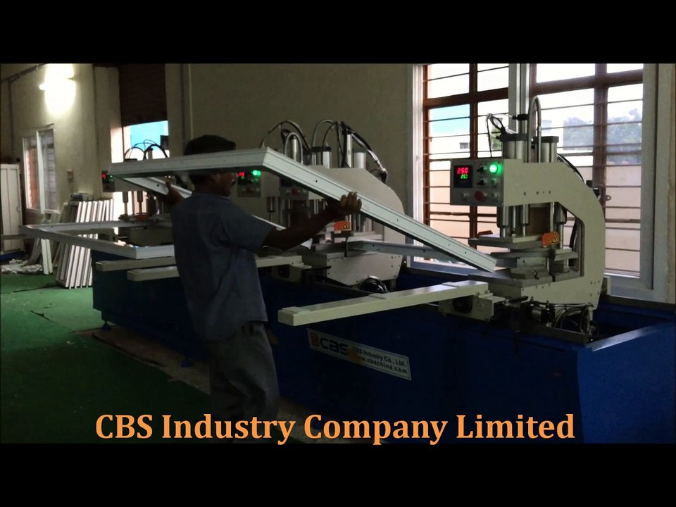 uPVC window making machine - 4-head welding machine