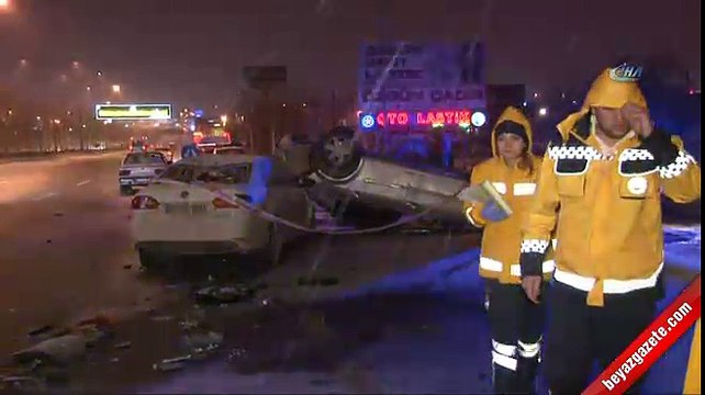 Başkent'te feci kaza: 1 ölü, 1 yaralı