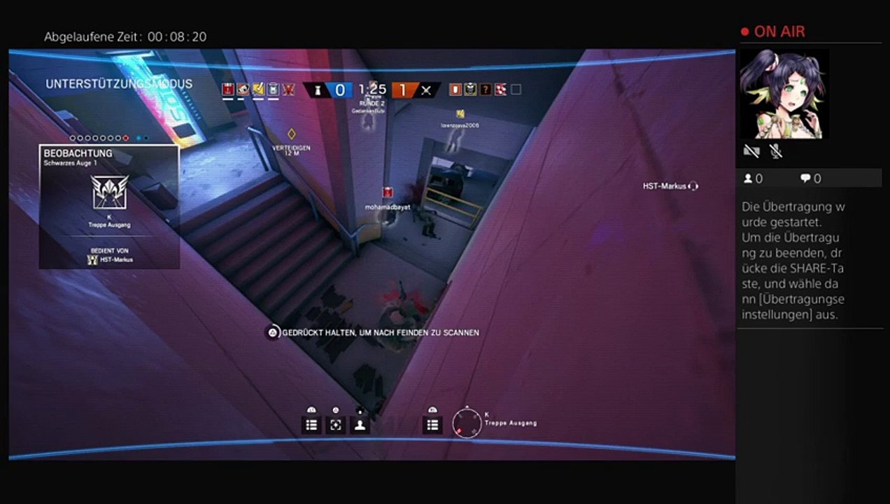 PS4-Live-Übertragung von HST-Markus