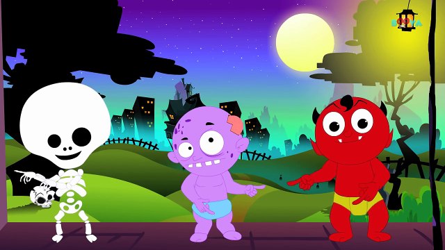 hokey pokey _ scary rhymes _ nursery rhymes _ kids songs _ childrens videos-i4WnHPx-OYg