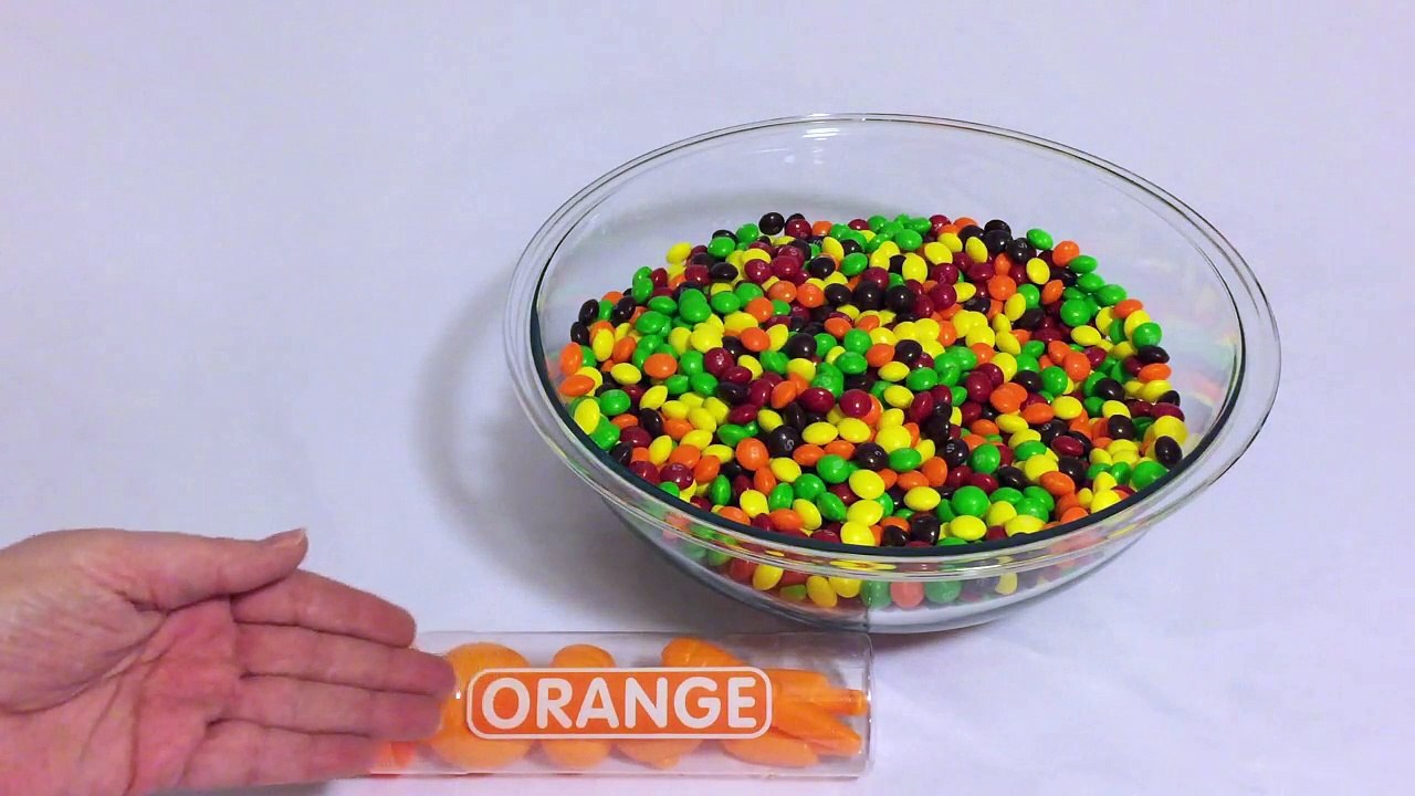 Learn Colors - Skittles Orange-n6ImoJs876Y