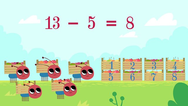 Развивающие мультики для детей - Удивительная стройка - Учимся вычитать - Математика для малышей-6lkHHmyxDF8