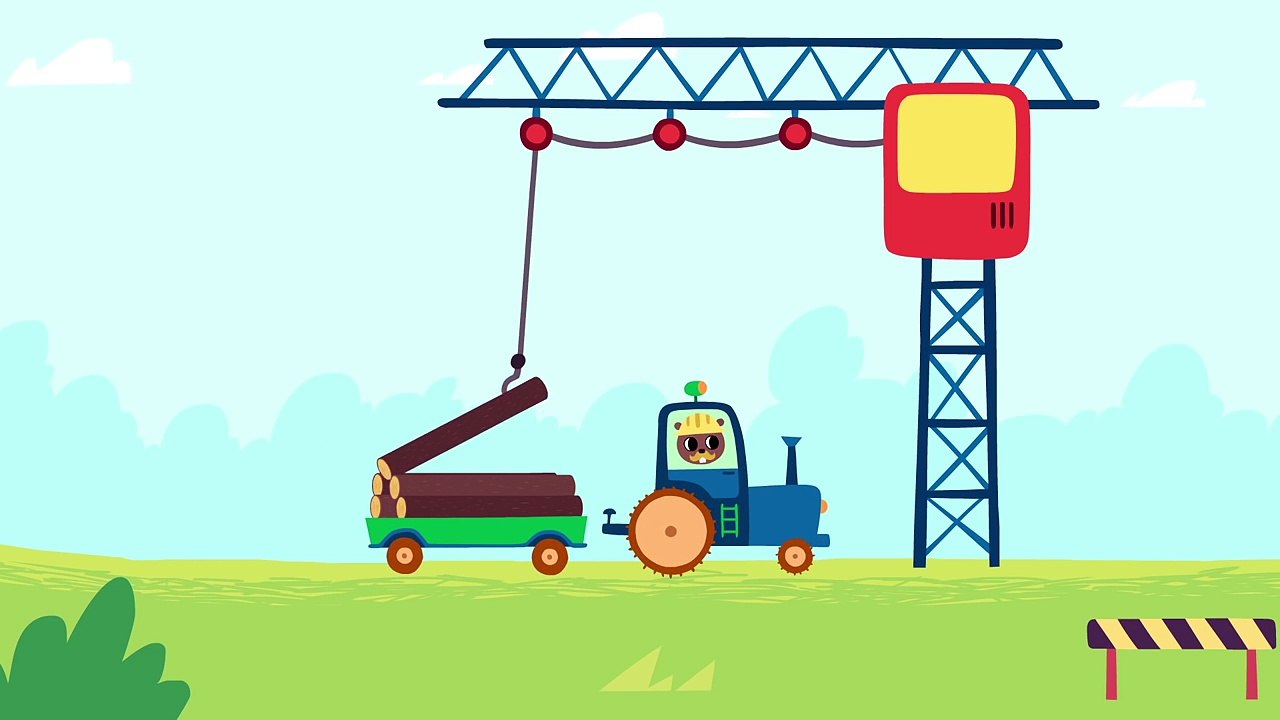 Развивающие мультики для малышей про машинки - Удивительная стройка - Учимся считать до пяти-jR-wQ2StxUo