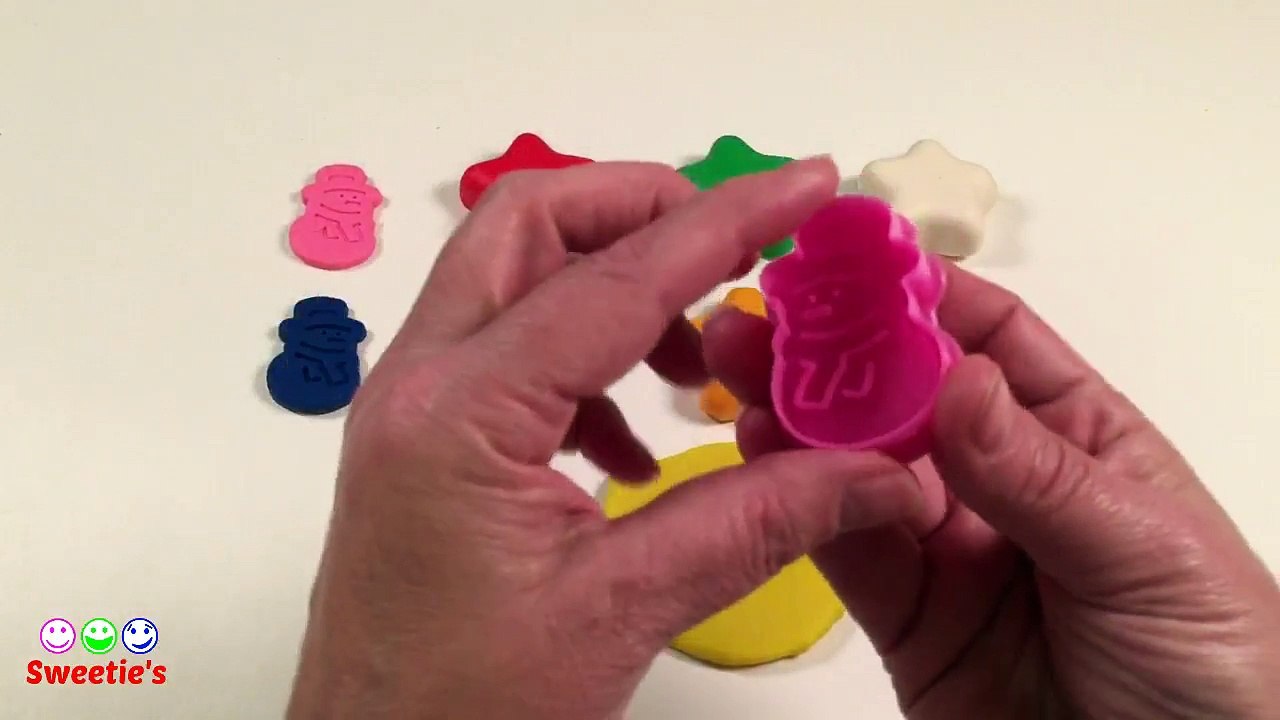 Learn Colors with Play Doh and Snowmen _ Day 20 Christmas Countdown _ #toddler #preschool-WwMdaPnsBCY