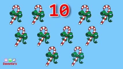 Learn to Count to 10 with Candy Canes _ Day 19 of Christmas Countdown-jV6ND5aOoJM