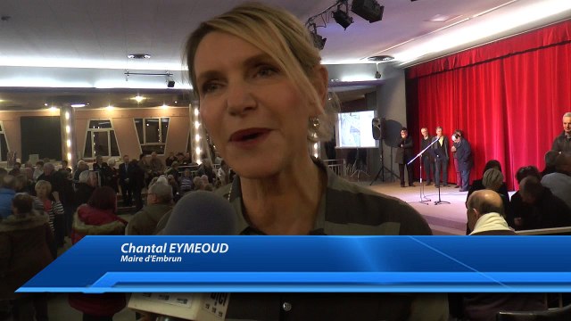 Embrun : La maire Chantal Eyméoud présente des voeux plein d'espoir pour 2017