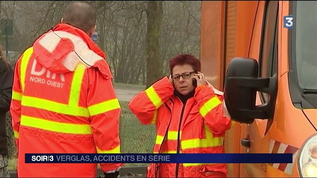 Accidents en série à cause du verglas