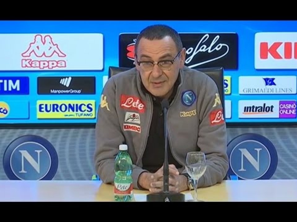 Napoli-Sampdoria - Sarri alla vigilia: "Difesa? Cambiare non è un problema" (07.01.17)