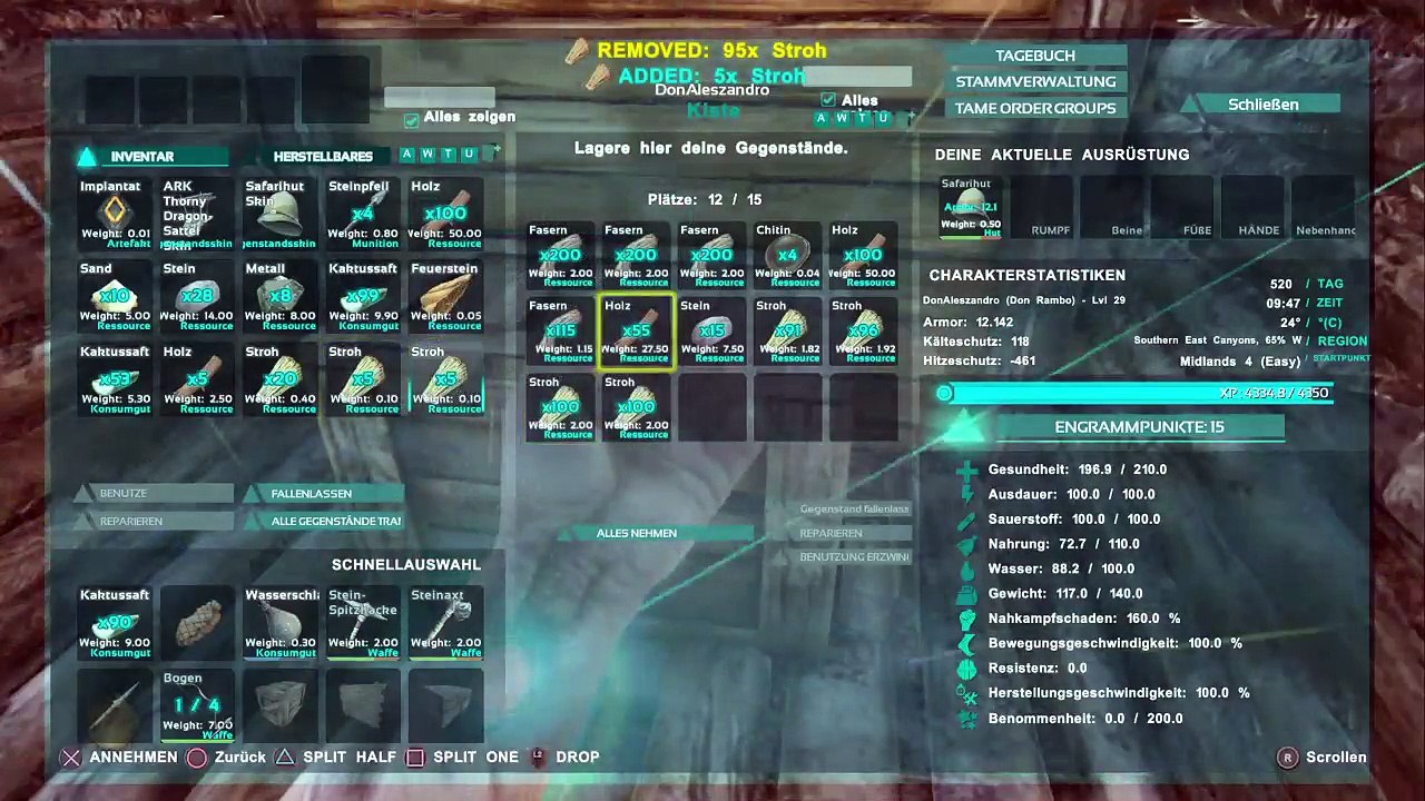 DonAleszandro's ARK Survival Evolved : ««-Überleben mit Don Rambo dem Spartaner-»» (702)